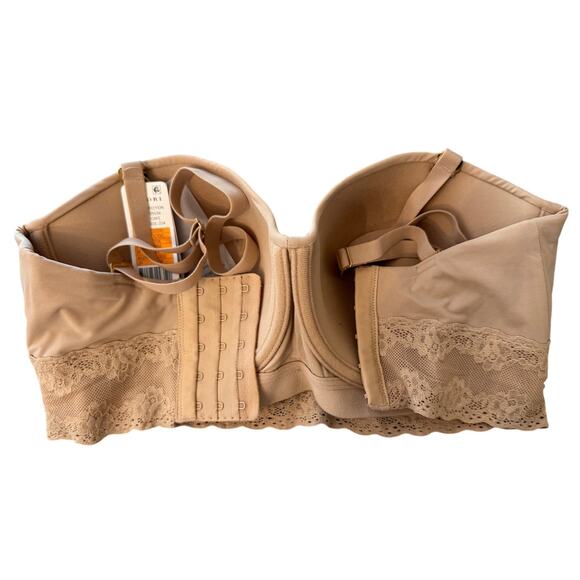 NATORI Women's Cafe Bliss Perfection Strapless Contour Underwire Bra Size 32DD - Picture 8 of 8